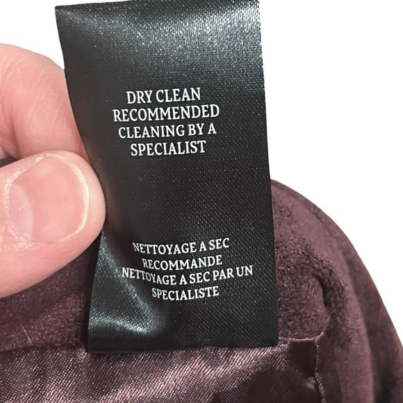 Blank NYC Women's Faux Suede Mini Skirt in Plum, Women's Size 26/Small - Picture 8 of 11